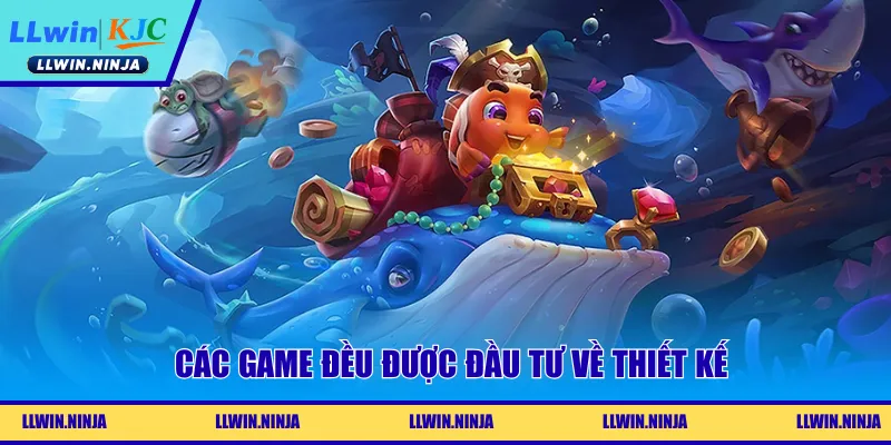 Các game đều được đầu tư về thiết kế